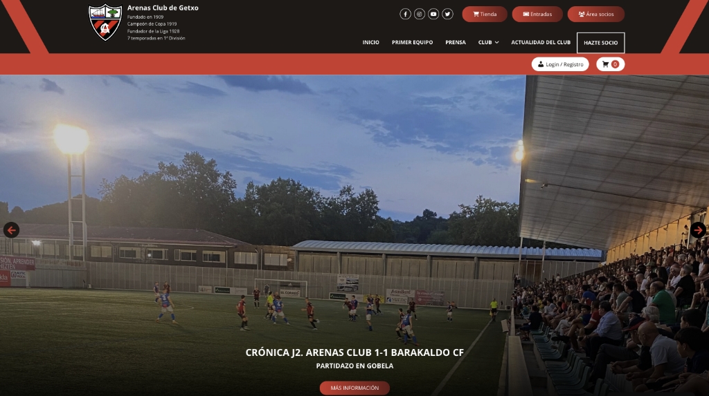 Unai Calleja 67 arenas club - portfolio web portfolio web - Portfolio web Unai Calleja